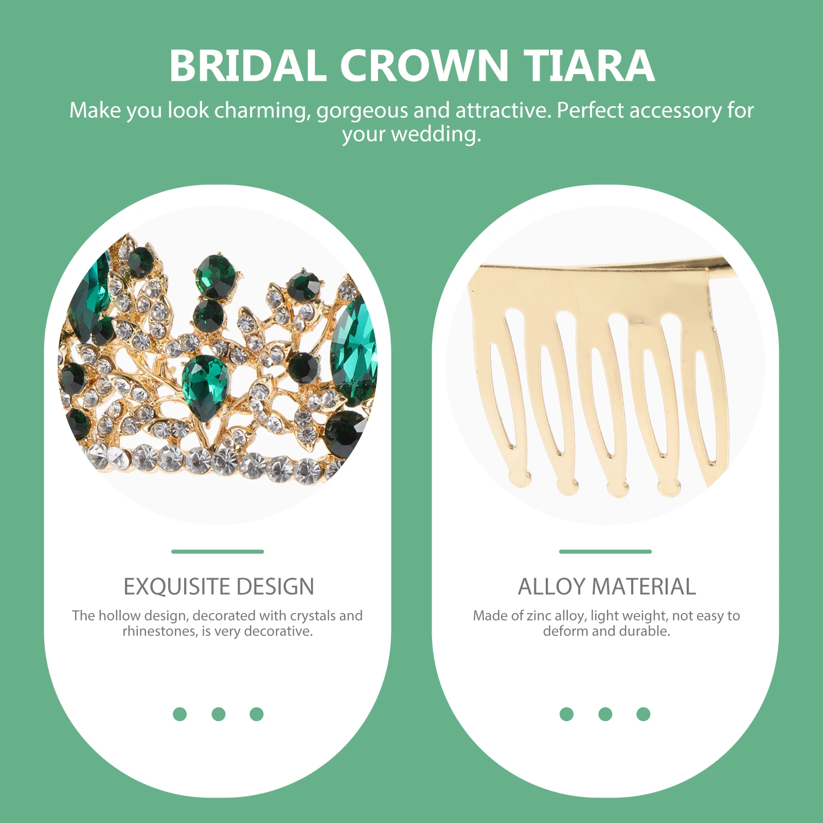 Crystal Crown Headb s for Women Bridal Wedding Hair Decor Accessory Zinc Alloy Hoop Head Jewelry Decor Wedding Supply
Crystal Crown Headb s for Women Bridal Wedding Hair Decor Accessory Zinc Alloy Hoop Head Jewelry Decor Wedding Supply