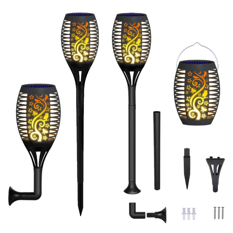 96 LED Outdoor Solar Lights Garden Landscape Lawn Lamp Pathway Lighting Waterproof Patio Flickering Dancing Torch Flame Lamps
96 LED Outdoor Solar Lights Garden Landscape Lawn Lamp Pathway Lighting Waterproof Patio Flickering Dancing Torch Flame Lamps
