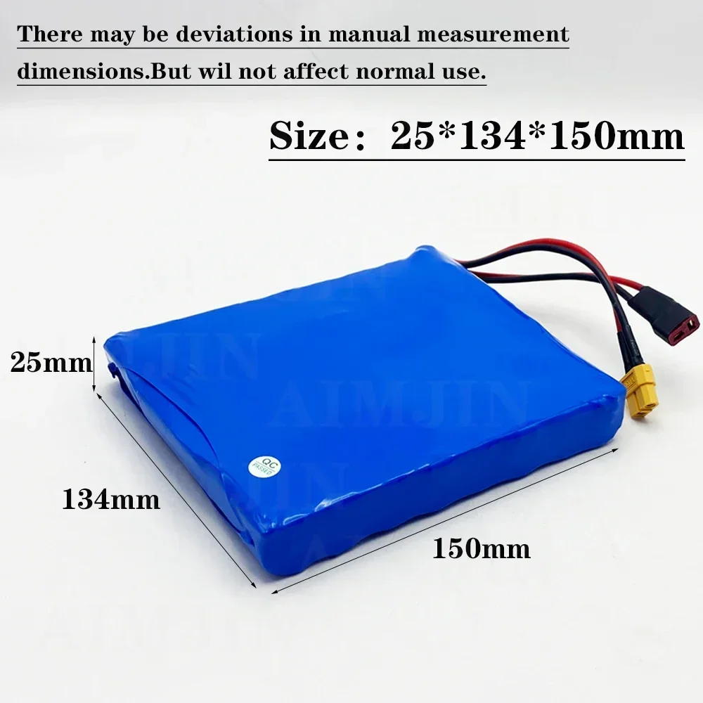 16S1P 60V 3000mah 132wh 3Ah 174Wh 18650 li-ion battery pack built-in BMS for Electric wheelbarrow Unicycles skateboard
16S1P 60V 3000mah 132wh 3Ah 174Wh 18650 li-ion battery pack built-in BMS for Electric wheelbarrow Unicycles skateboard