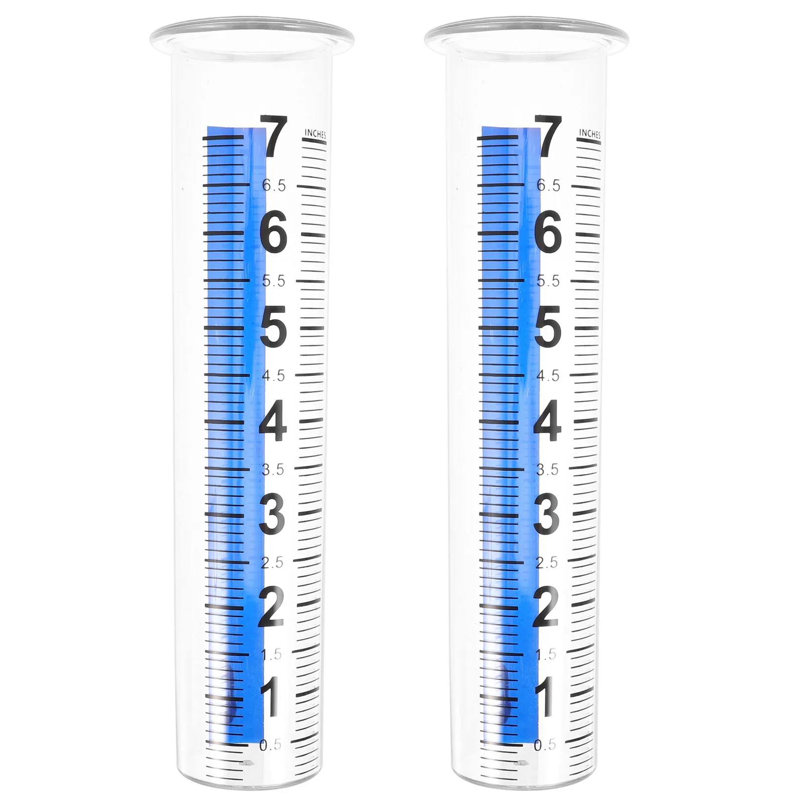 2Pcs Plastic Rain Gauge with Clear Scale Transparent Cone Shaped Rain Measuring Tube for Garden Lawn Farming Outdoor Use
2Pcs Plastic Rain Gauge with Clear Scale Transparent Cone Shaped Rain Measuring Tube for Garden Lawn Farming Outdoor Use
