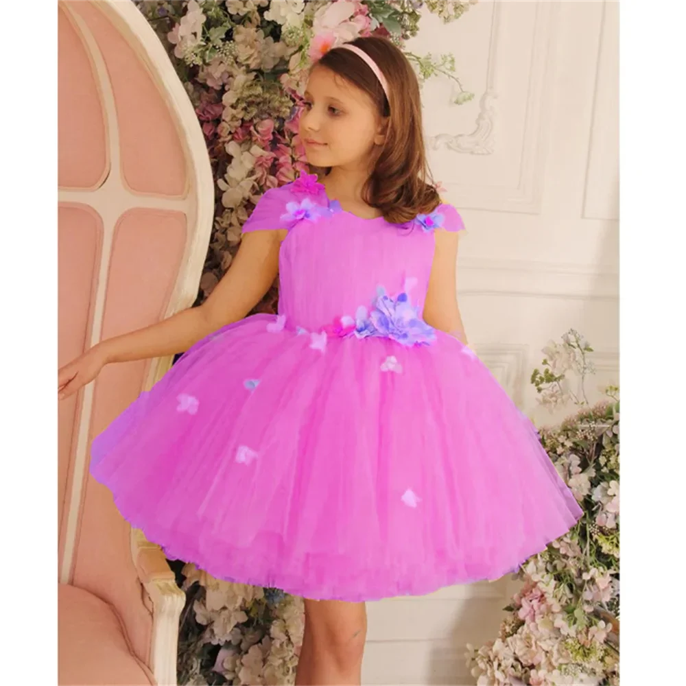 Customized New Flower Girl Dresses For Kids Birthday Prom Wedding Sleeveless First Communion Gowns With Applique Knee Length
Customized New Flower Girl Dresses For Kids Birthday Prom Wedding Sleeveless First Communion Gowns With Applique Knee Length