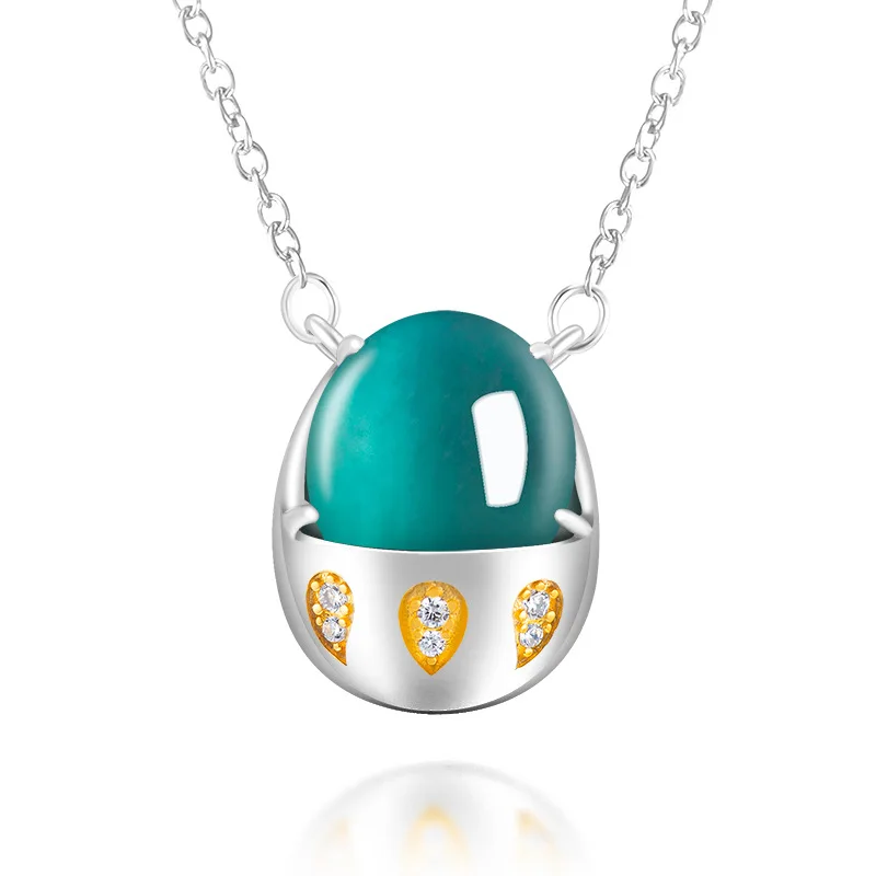 Natural A-grade Jade Blue Water Cute Dinosaur Egg S925 Silver Inlaid Ice Jadeite Pendant Women's Hanging Set Chain Drop Shipping
Natural A-grade Jade Blue Water Cute Dinosaur Egg S925 Silver Inlaid Ice Jadeite Pendant Women's Hanging Set Chain Drop Shipping