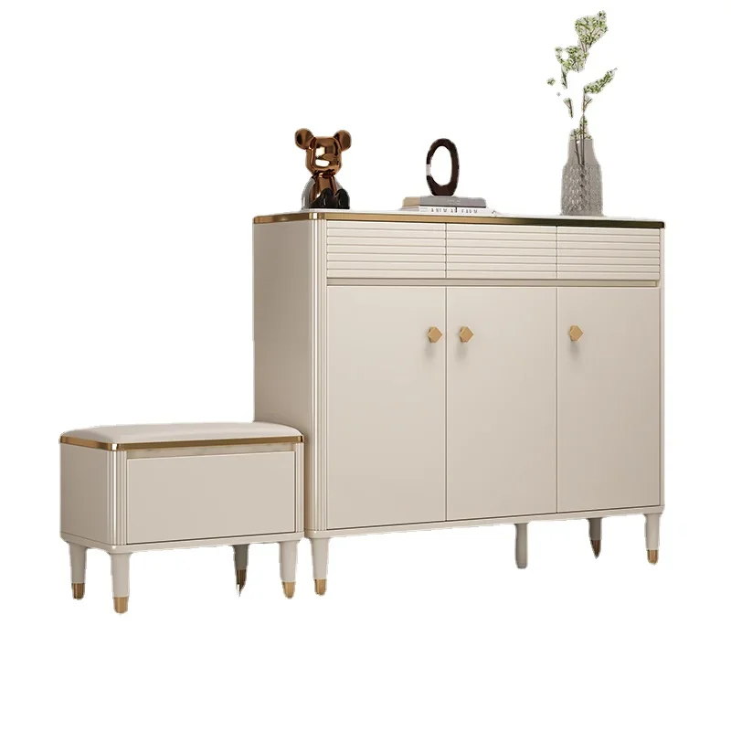 Wyj Cream Style Shoe Cabinet Light Luxury Home Doorway Popular Entrance Cabinet Modern Stone Plate
Wyj Cream Style Shoe Cabinet Light Luxury Home Doorway Popular Entrance Cabinet Modern Stone Plate