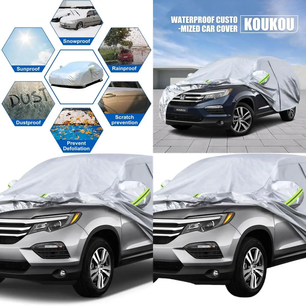 Custom Tailored SUV Car Cover for Pilot Models 2002-2025, All-Weather Protection with Zippered Access
Custom Tailored SUV Car Cover for Pilot Models 2002-2025, All-Weather Protection with Zippered Access