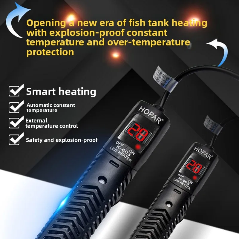 Фильтр для аквариума Haiba K-603 с ультракоротким нагревательным элементом, улучшенная версия, с электронным цифровым контролем температуры
Фильтр для аквариума Haiba K-603 с ультракоротким нагревательным элементом, улучшенная версия, с электронным цифровым контролем температуры