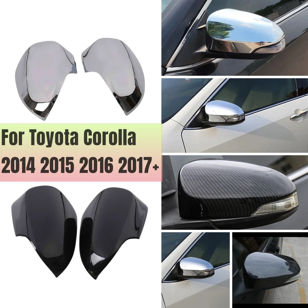 ABS Chrome/Carbon fiber Car Side Door Rear View Mirror Caps Covers For Toyota Corolla 2019 2018 2017 2016 2015 2014 Accessories
ABS Chrome/Carbon fiber Car Side Door Rear View Mirror Caps Covers For Toyota Corolla 2019 2018 2017 2016 2015 2014 Accessories