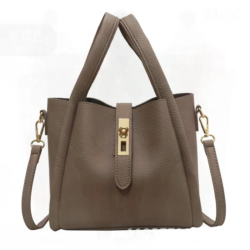 Vintage Women's Small Bucket Bag Spring Match Popular Shoulder Messenger Portable Texture PU Lined Magnetic Clasp Casual Outfit
Vintage Women's Small Bucket Bag Spring Match Popular Shoulder Messenger Portable Texture PU Lined Magnetic Clasp Casual Outfit