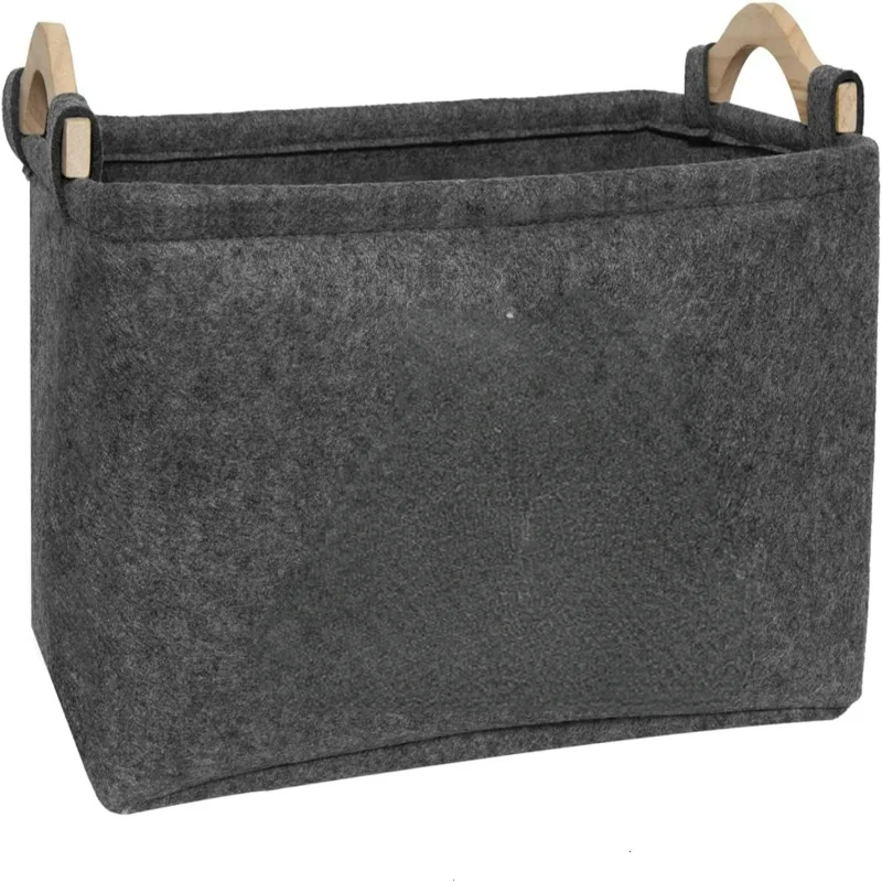 Keep your pet supply collection tidy and organized with this convenient and compact felt storage box featuring essential handles
Keep your pet supply collection tidy and organized with this convenient and compact felt storage box featuring essential handles
