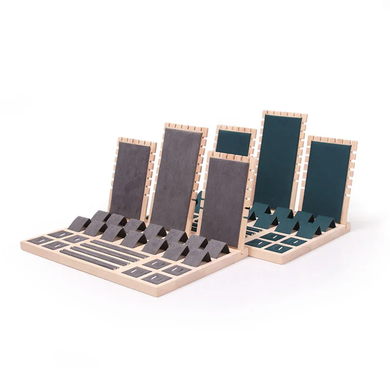 Wood Jewelry Display Stand Set Earring Necklaces Holder Rack Pendant Hanger For Women Storage Counter Shooting Live Shows Props
Wood Jewelry Display Stand Set Earring Necklaces Holder Rack Pendant Hanger For Women Storage Counter Shooting Live Shows Props