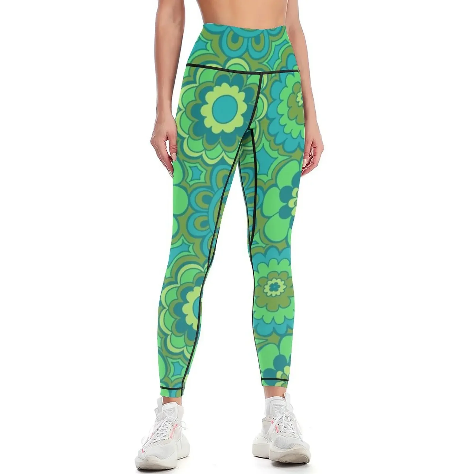 239 Seventies Flowers Green Leggings Women's tights legging gym sports shirts gym Female legging pants Womens Leggings
239 Seventies Flowers Green Leggings Women's tights legging gym sports shirts gym Female legging pants Womens Leggings