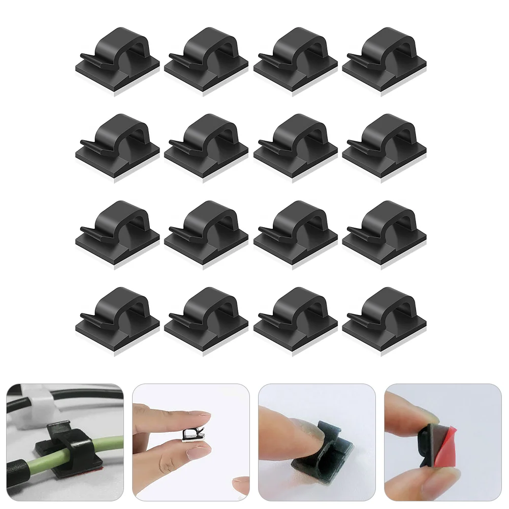 50 Pcs Cable Clamp Fasteners Wire Mini Ties Clips Self Adhesive Hook Home Supplies
50 Pcs Cable Clamp Fasteners Wire Mini Ties Clips Self Adhesive Hook Home Supplies