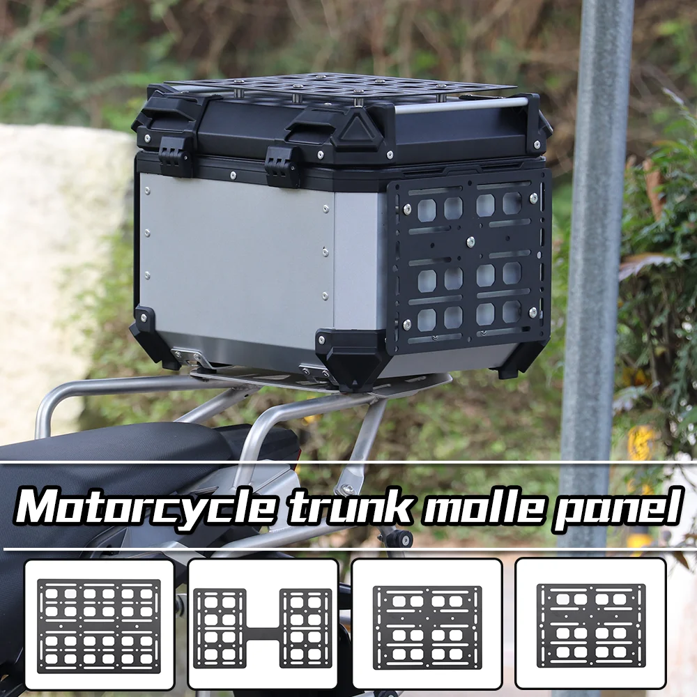 Motorcycle Bumper Molle Panel For 45L Trunk Storage Waterproof Tactical Molle Organizer Modular Storage stainless steel
Motorcycle Bumper Molle Panel For 45L Trunk Storage Waterproof Tactical Molle Organizer Modular Storage stainless steel