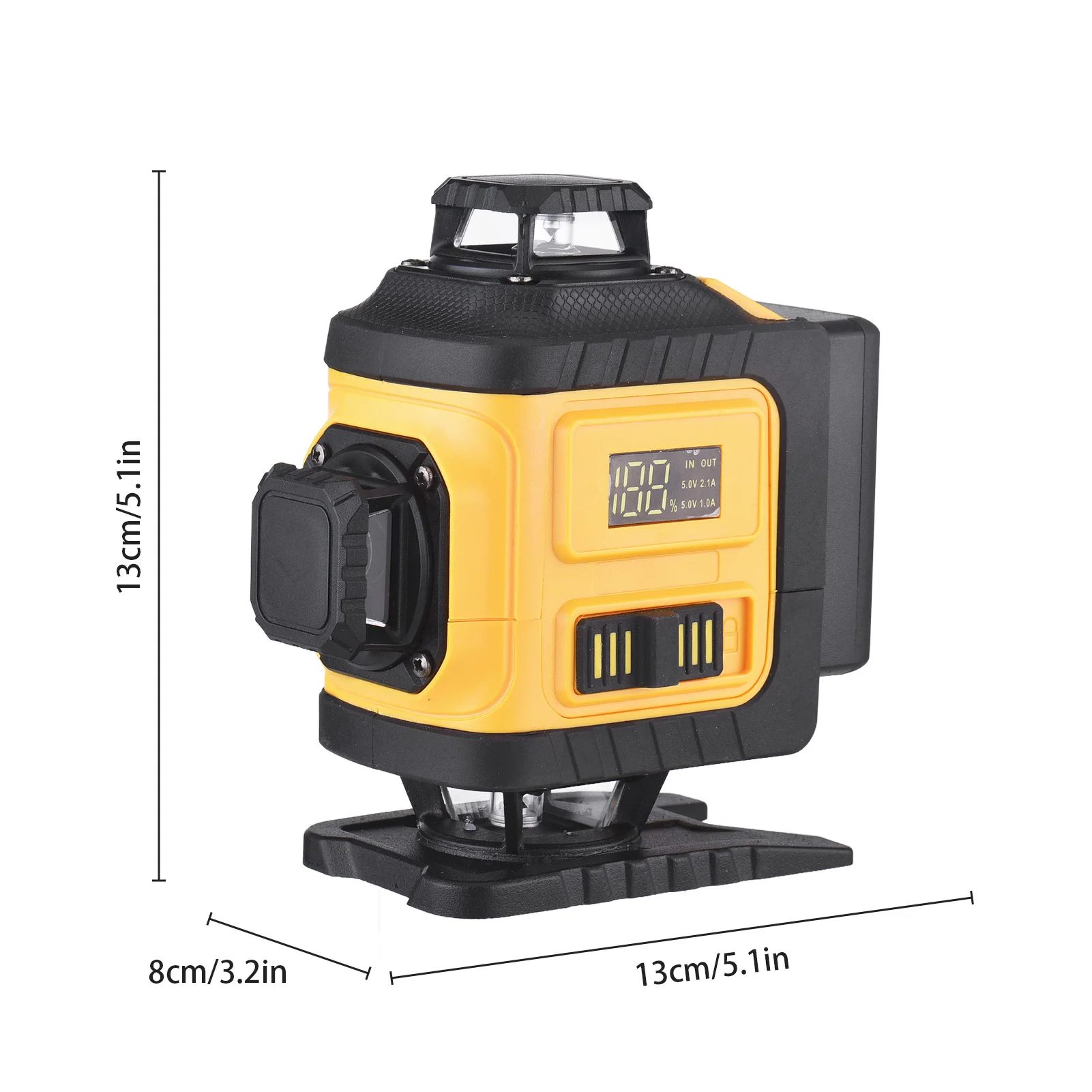 Machine Powered By Rechargeable Lithium Battery Leveling Tools Multifunctional 4D 16 Lines Laser Level 3° Self-leveling