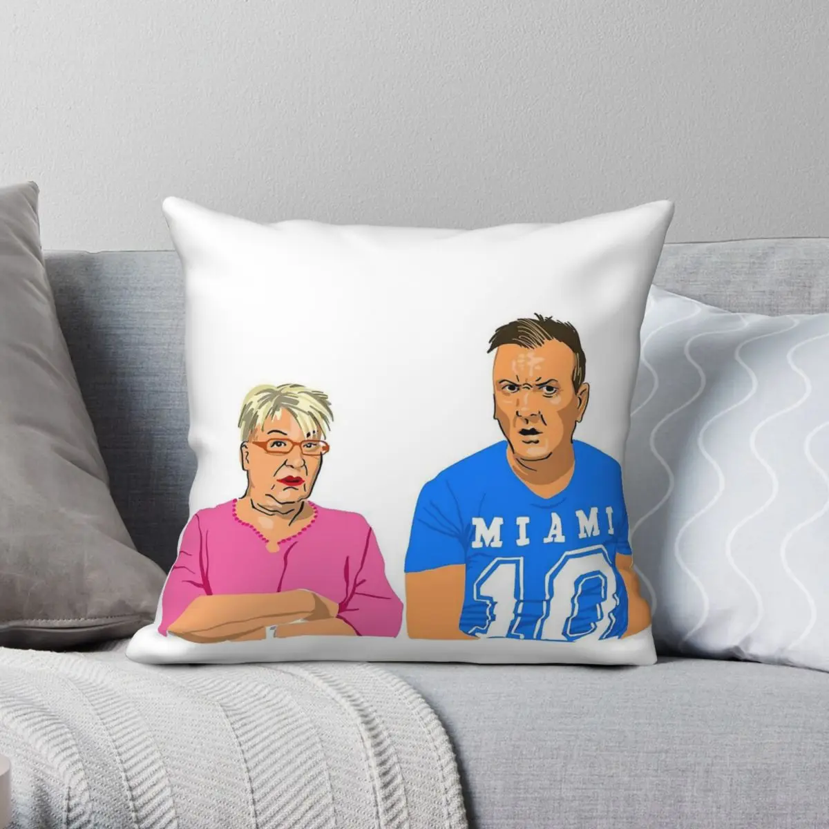 Квадратная наволочка Jenny And Lee Gogglebox из полиэстера и льна, бархатная наволочка с принтом на молнии, декоративная наволочка для дивана, чехол для подушки, 18 дюймов
Квадратная наволочка Jenny And Lee Gogglebox из полиэстера и льна, бархатная наволочка с принтом на молнии, декоративная наволочка для дивана, чехол для подушки, 18 дюймов