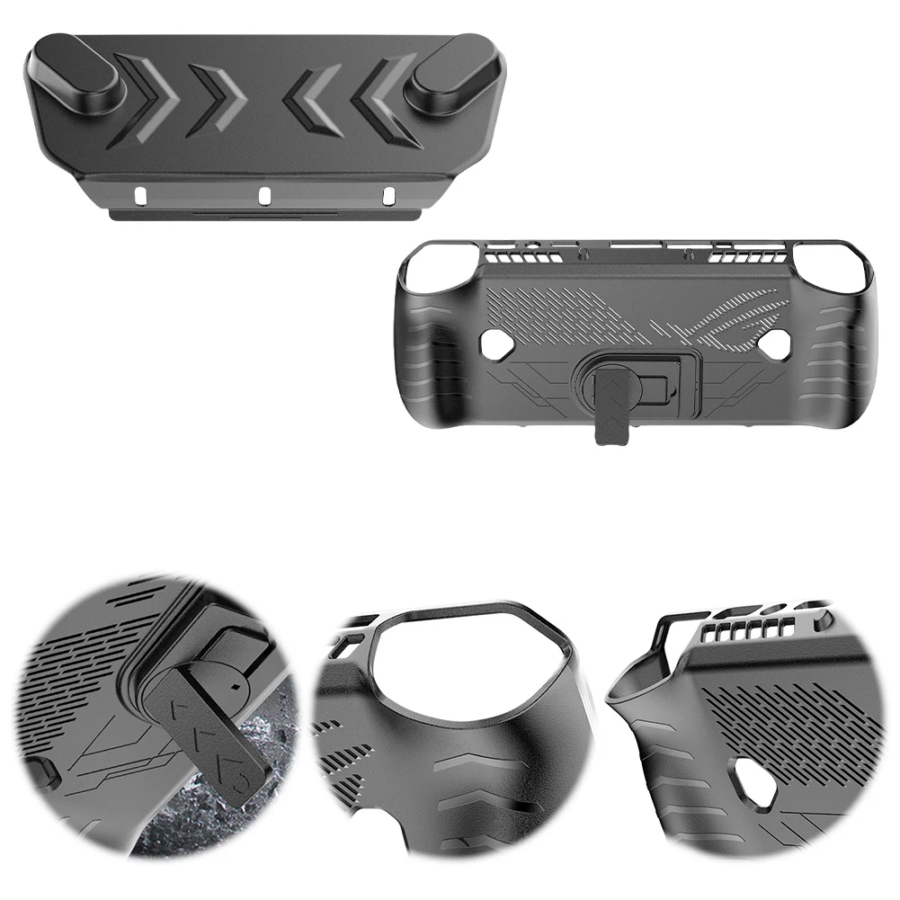 Защитный чехол из ТПУ для Asus ROG Ally X, противоударный, с подставкой, защитный чехол-накладка, всесторонняя защита, игровые аксессуары
Защитный чехол из ТПУ для Asus ROG Ally X, противоударный, с подставкой, защитный чехол-накладка, всесторонняя защита, игровые аксессуары