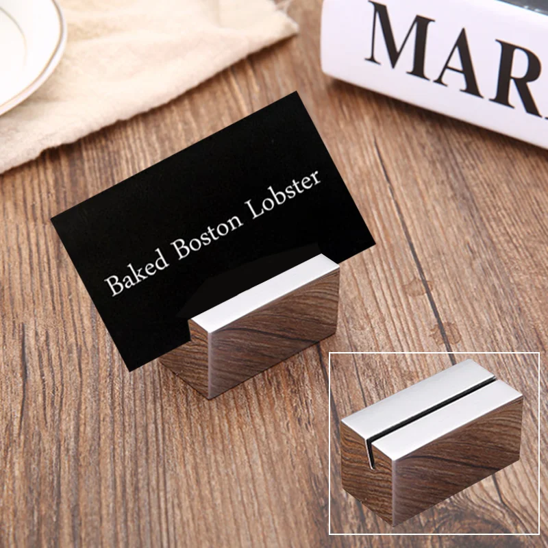 5 Pieces Stainless Steel Table Place Card Holder Display Stand Number Card Holder Food Wedding Menu Memo Note Photo Picture Clip
5 Pieces Stainless Steel Table Place Card Holder Display Stand Number Card Holder Food Wedding Menu Memo Note Photo Picture Clip
