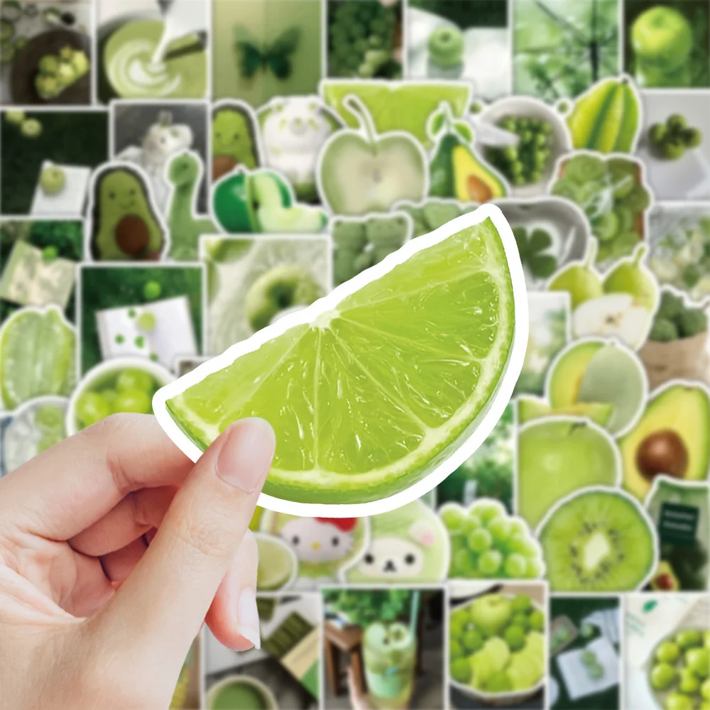 10/63PCS Ins Fruit Green Stickers Personalized Creative Realistic DIY Guitar Phone Laptop Water Cup Skateboard Waterproof Decals
10/63PCS Ins Fruit Green Stickers Personalized Creative Realistic DIY Guitar Phone Laptop Water Cup Skateboard Waterproof Decals