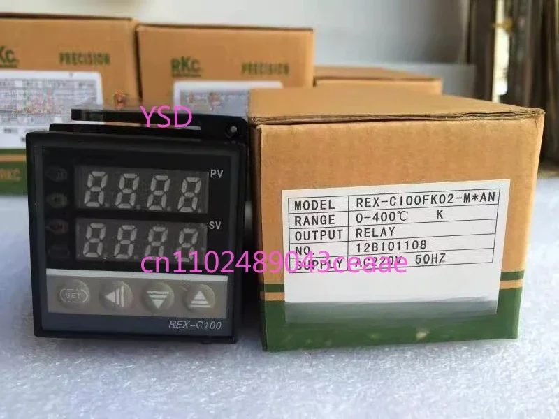 Intelligent Temperature Controller REX C100 FK02 M AN Type K Relay Output Temperature Control Device
Intelligent Temperature Controller REX C100 FK02 M AN Type K Relay Output Temperature Control Device