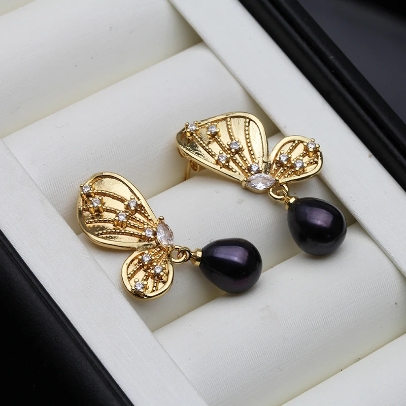 2024 New Freshwater Black Pearl Earrings for Women,Butterfly Natural Freshwater Pearl Earrings Engagement Gift White
2024 New Freshwater Black Pearl Earrings for Women,Butterfly Natural Freshwater Pearl Earrings Engagement Gift White
