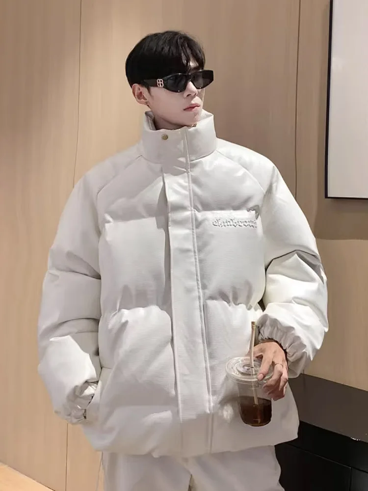 Men's Winter Thiened PU Cotton Jaet Loose Fit Hoodie Sweatirt with Steel Stamp Lettering Street Sle Faionable Bread...
Men's Winter Thiened PU Cotton Jaet Loose Fit Hoodie Sweatirt with Steel Stamp Lettering Street Sle Faionable Bread...