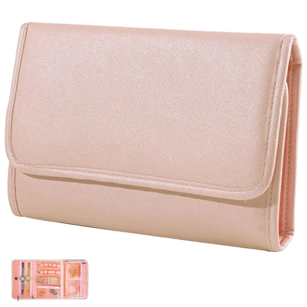 Jewelry Storage Bag Travel Pouch Organizer Portable Roll Case PU Clear Pockets Foldable Small Long Lasting Soft Texture
Jewelry Storage Bag Travel Pouch Organizer Portable Roll Case PU Clear Pockets Foldable Small Long Lasting Soft Texture