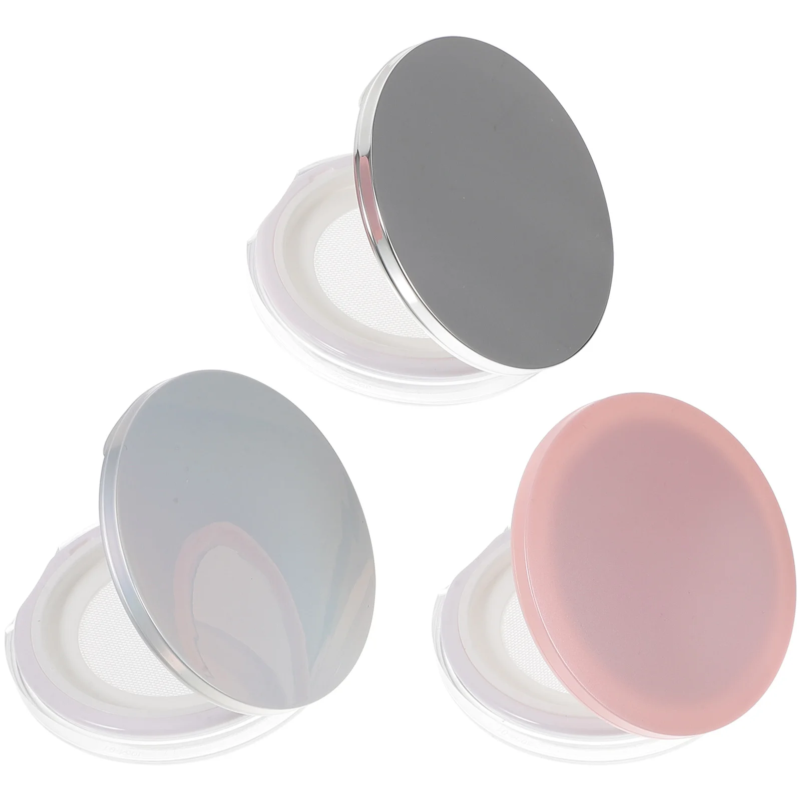3 Pcs Powder Box with Mirror Puffs Holder Makeup Loose Case Refillable Plastic Empty Container for
3 Pcs Powder Box with Mirror Puffs Holder Makeup Loose Case Refillable Plastic Empty Container for