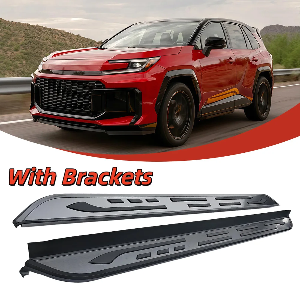 2Pcs Textured Anti-Slip Surface Aluminum Nerf Bars Runnings Boards Side Steps for All New Toyota RAV4 RAV 4 2026
2Pcs Textured Anti-Slip Surface Aluminum Nerf Bars Runnings Boards Side Steps for All New Toyota RAV4 RAV 4 2026