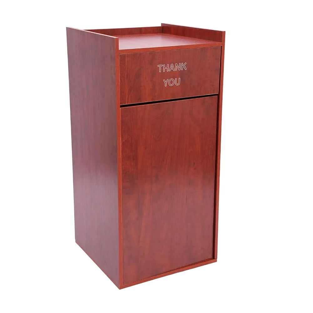 Trash Can Cabinet, Commercial Hidden Trash Can Wooden Free Standing Trash Cabinet with Tray Holder for Restaurant, Coffee Shop,L
Trash Can Cabinet, Commercial Hidden Trash Can Wooden Free Standing Trash Cabinet with Tray Holder for Restaurant, Coffee Shop,L