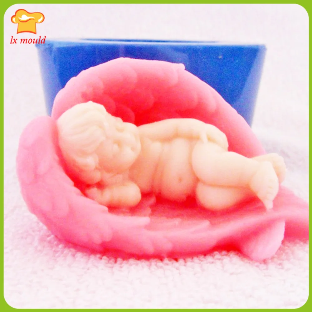 3D Baby and Wing Silicone Mold Soap Polymer Clay Resin Molds Chocolate Cake Decorating Tools
3D Baby and Wing Silicone Mold Soap Polymer Clay Resin Molds Chocolate Cake Decorating Tools