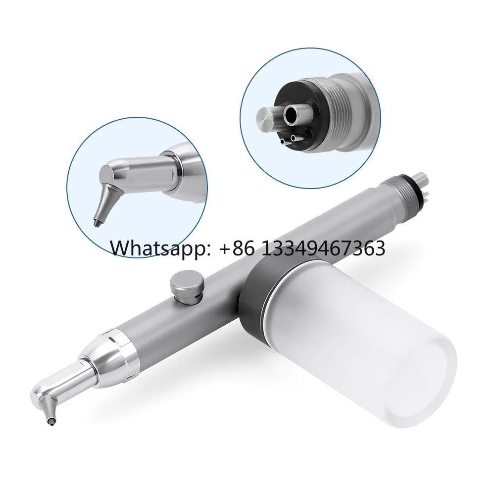 Dental Tools for Sandblasting Bracket 4 Holes With Water Spray Intraoral Air Polisher Sandblasting
Dental Tools for Sandblasting Bracket 4 Holes With Water Spray Intraoral Air Polisher Sandblasting