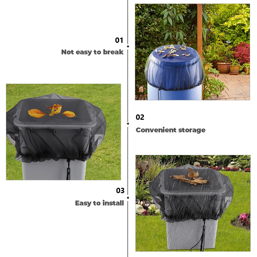 Rain Barrel Cover Durable Polyester Protective Outdoor Net Tank Water Bucket Mesh Insect-Proof Reusable Storage Long Service
Rain Barrel Cover Durable Polyester Protective Outdoor Net Tank Water Bucket Mesh Insect-Proof Reusable Storage Long Service