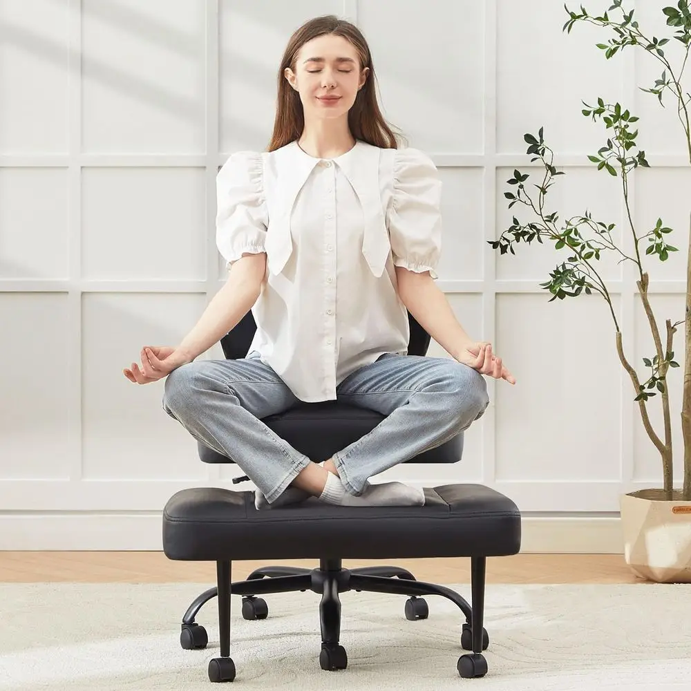 Criss Legged Oice Chair with Wheels,Swivel Meditation Chair or ADHD,Ergonomic Legged Desk Chair with Thicken Adjustable ootstool
Criss Legged Oice Chair with Wheels,Swivel Meditation Chair or ADHD,Ergonomic Legged Desk Chair with Thicken Adjustable ootstool
