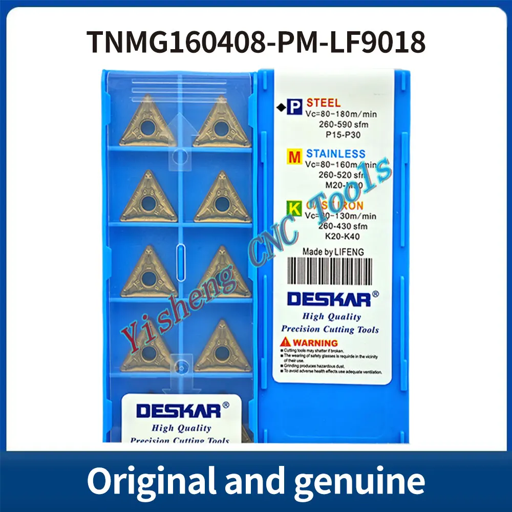 DESKAR 100% Original TNMG160408-PM TNMG220408-PM LF9018 LF9218 indexable threading carbide insert
DESKAR 100% Original TNMG160408-PM TNMG220408-PM LF9018 LF9218 indexable threading carbide insert