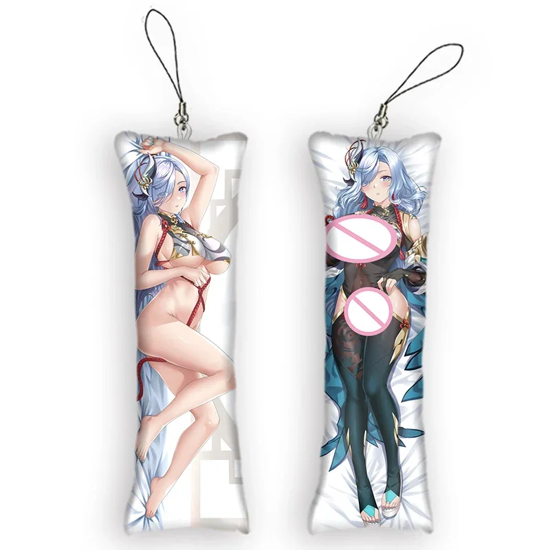New Fashion Cute Anime Mini Dakimakura Key Chain Genshin Impact Shen He Small Pillow Pendant Otaku Bag Backpack Decor Keychain P
New Fashion Cute Anime Mini Dakimakura Key Chain Genshin Impact Shen He Small Pillow Pendant Otaku Bag Backpack Decor Keychain P