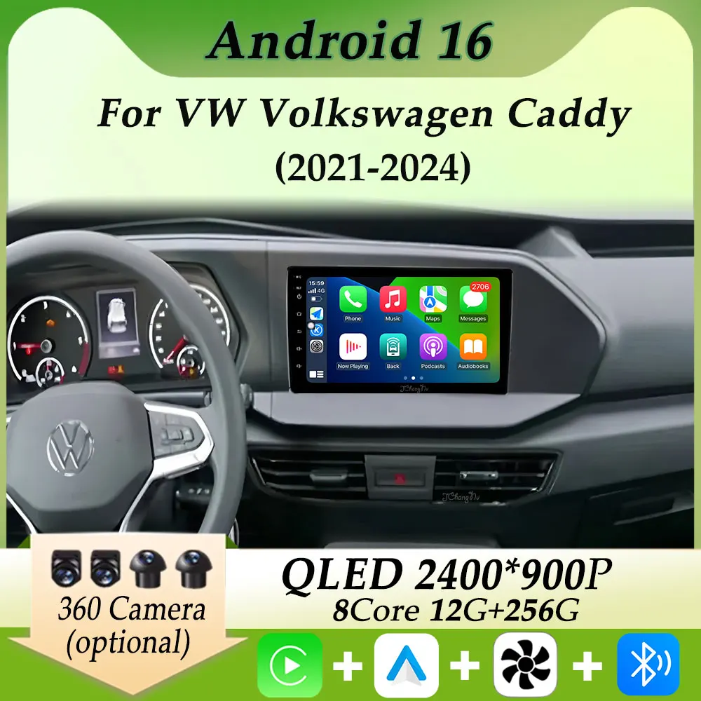 Car Radio Video Multimedia Player for VW Volkswagen Caddy 2021 - 2024 Carplay Android 16 GPS Navigation Split Screen DSP Stereo
Car Radio Video Multimedia Player for VW Volkswagen Caddy 2021 - 2024 Carplay Android 16 GPS Navigation Split Screen DSP Stereo