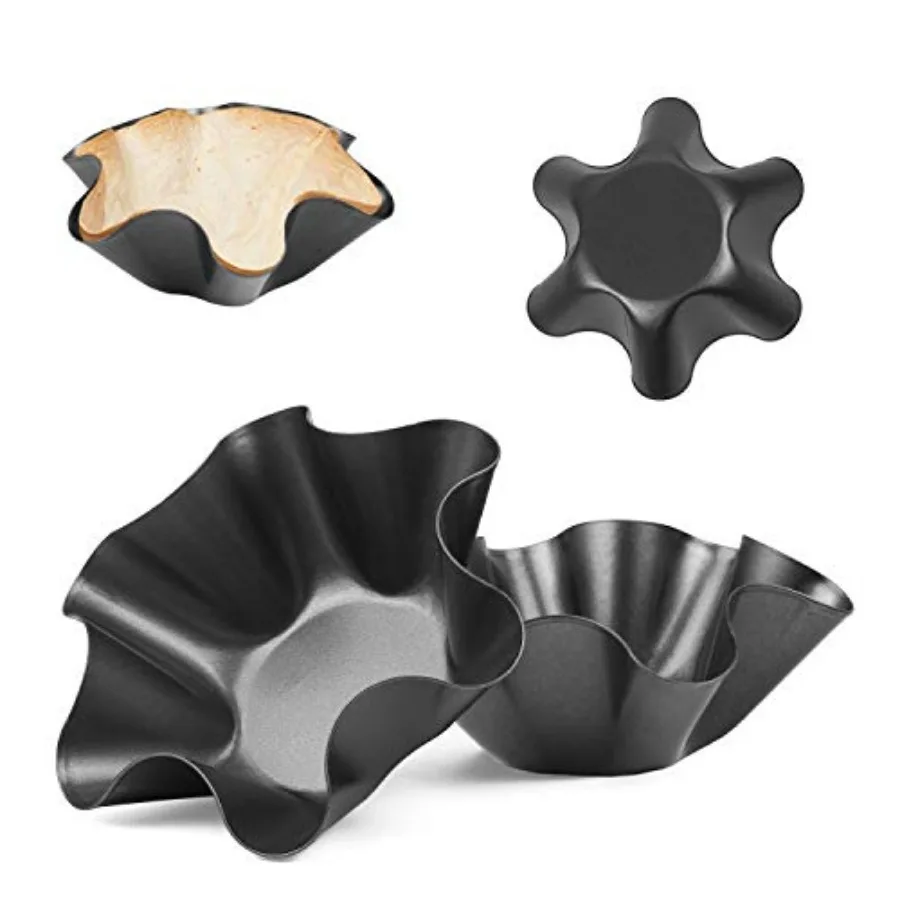 taco bowl shell maker: Nonstick 4-Pack Tortilla Bowl Maker - Craft Perfect Taco Bowls and Salad Shells for Home Cookg and Enter
taco bowl shell maker: Nonstick 4-Pack Tortilla Bowl Maker - Craft Perfect Taco Bowls and Salad Shells for Home Cookg and Enter