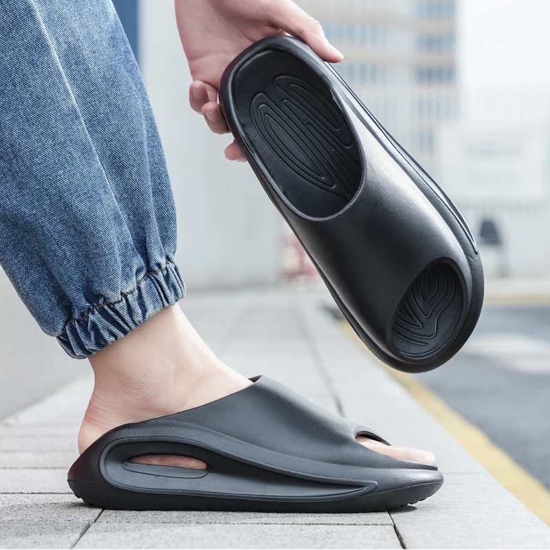 Мужские летние шлепанцы Eva, нескользящие легкие пляжные тапочки, повседневные уличные сандалии
Мужские летние шлепанцы Eva, нескользящие легкие пляжные тапочки, повседневные уличные сандалии