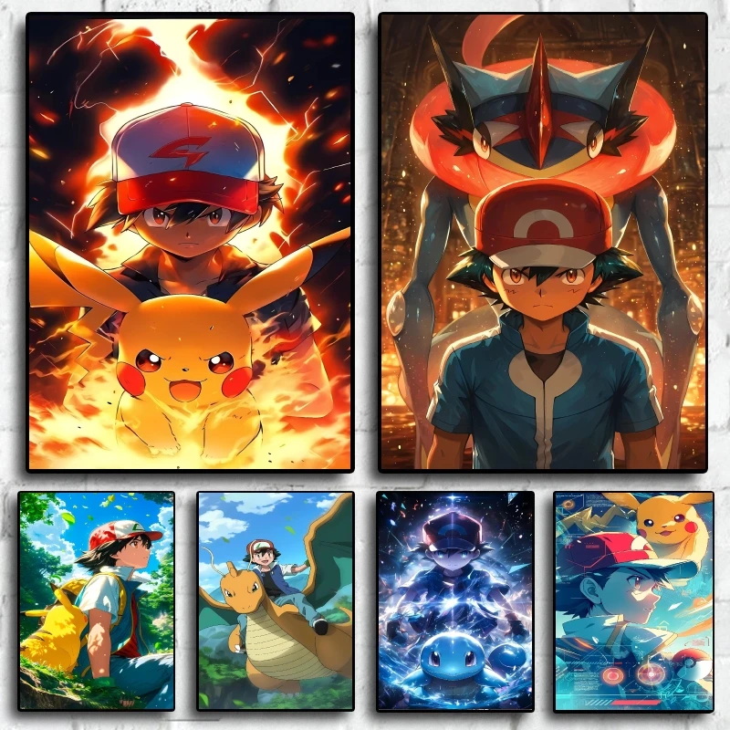 High Quality Canvas Printing Pokemon Pikachu Cartoon Pictures Home Bedroom Decoration Paitings Canvas Art Aesthetic Decorative
High Quality Canvas Printing Pokemon Pikachu Cartoon Pictures Home Bedroom Decoration Paitings Canvas Art Aesthetic Decorative