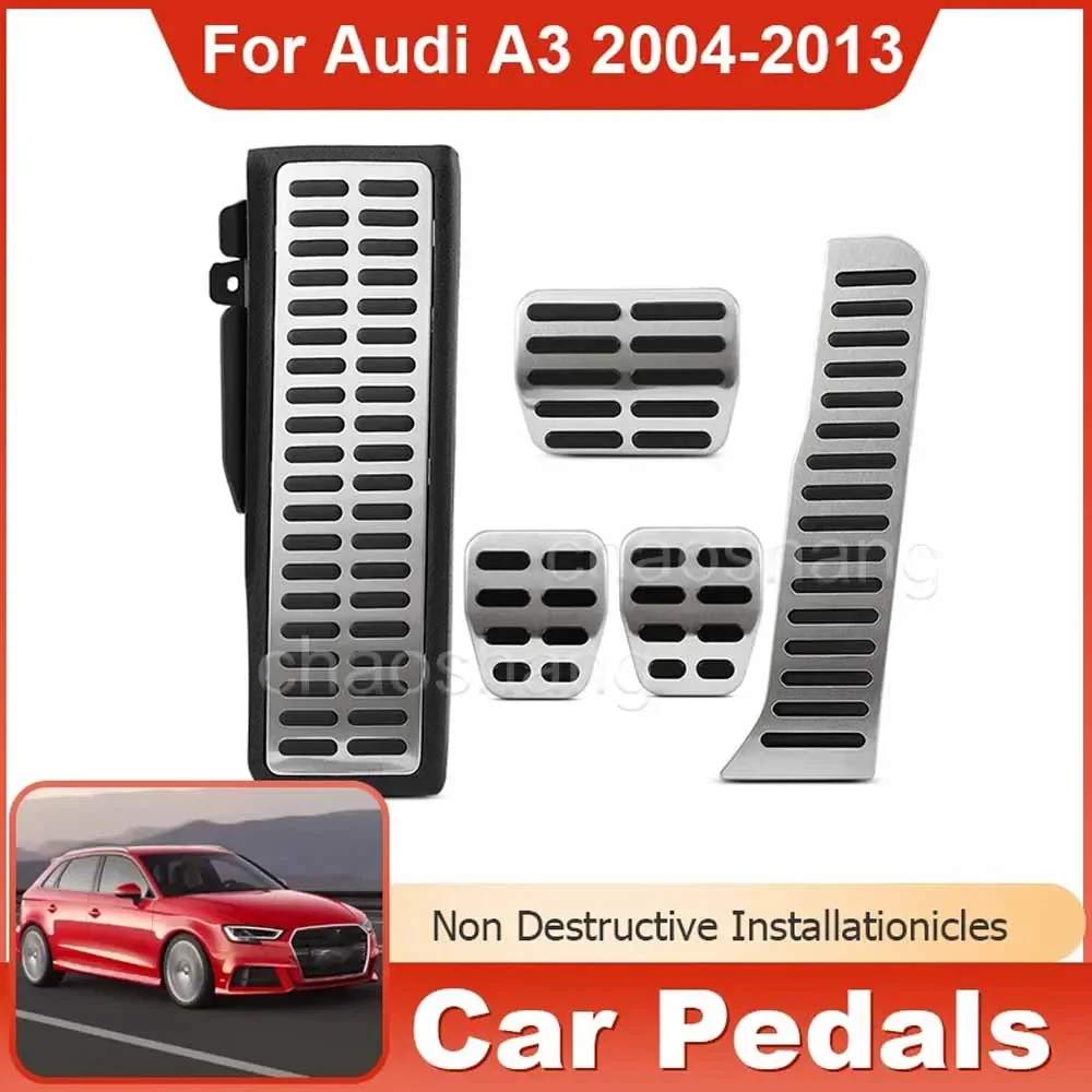 for Audi A3 MK2 8P 2003~2013 AT MT Car Foot Pedals Accelerator Gas Brake Stainless Steel Non-slip Restfoot Pedal Pad Car-styling
for Audi A3 MK2 8P 2003~2013 AT MT Car Foot Pedals Accelerator Gas Brake Stainless Steel Non-slip Restfoot Pedal Pad Car-styling