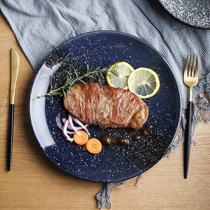 Japanese creative round ceramic pasta salad western steak plate for home personalized sushi dishes столовый сервиз тарелок
Japanese creative round ceramic pasta salad western steak plate for home personalized sushi dishes столовый сервиз тарелок