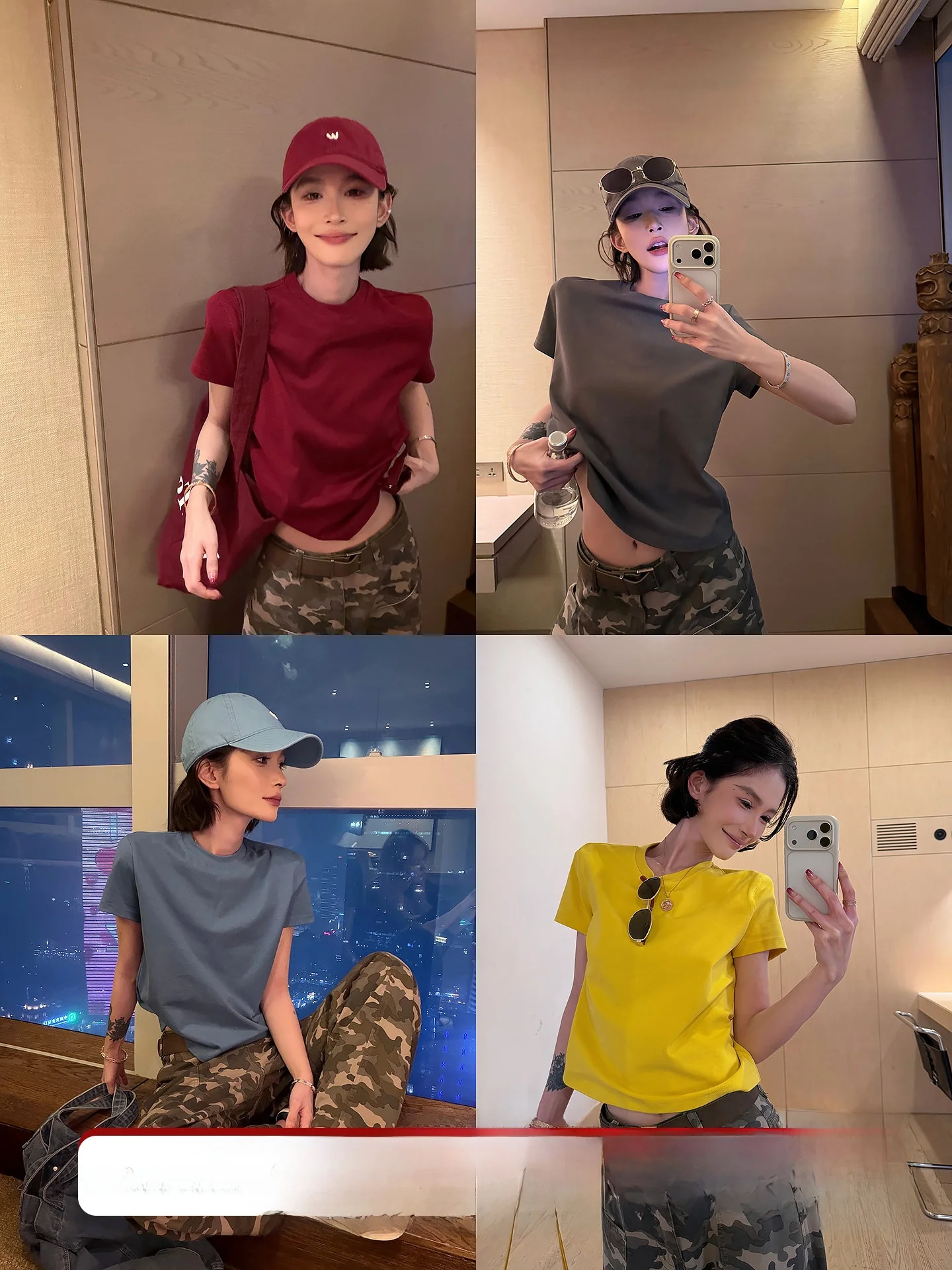 Simple Versatile round Neck Short Sleeve T-Shirt Women's Summer Korean Style Slimming Casual Top Commute Style Color
Simple Versatile round Neck Short Sleeve T-Shirt Women's Summer Korean Style Slimming Casual Top Commute Style Color