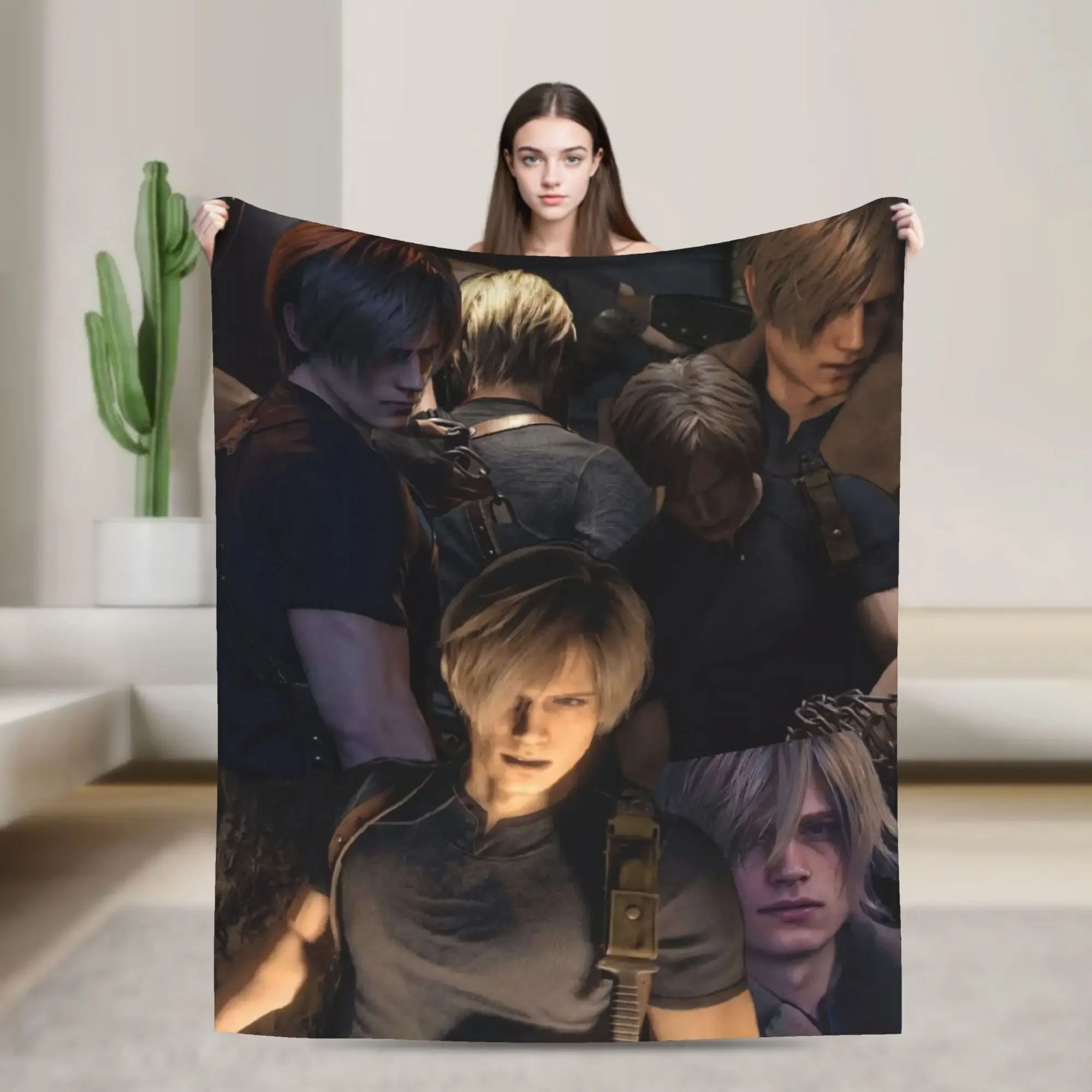 Leon Kennedy Collage Blanket High Quality Warm Soft Throw Blanket for Winter Bedspread for Girls Boys Outdoor Street Trend
Leon Kennedy Collage Blanket High Quality Warm Soft Throw Blanket for Winter Bedspread for Girls Boys Outdoor Street Trend