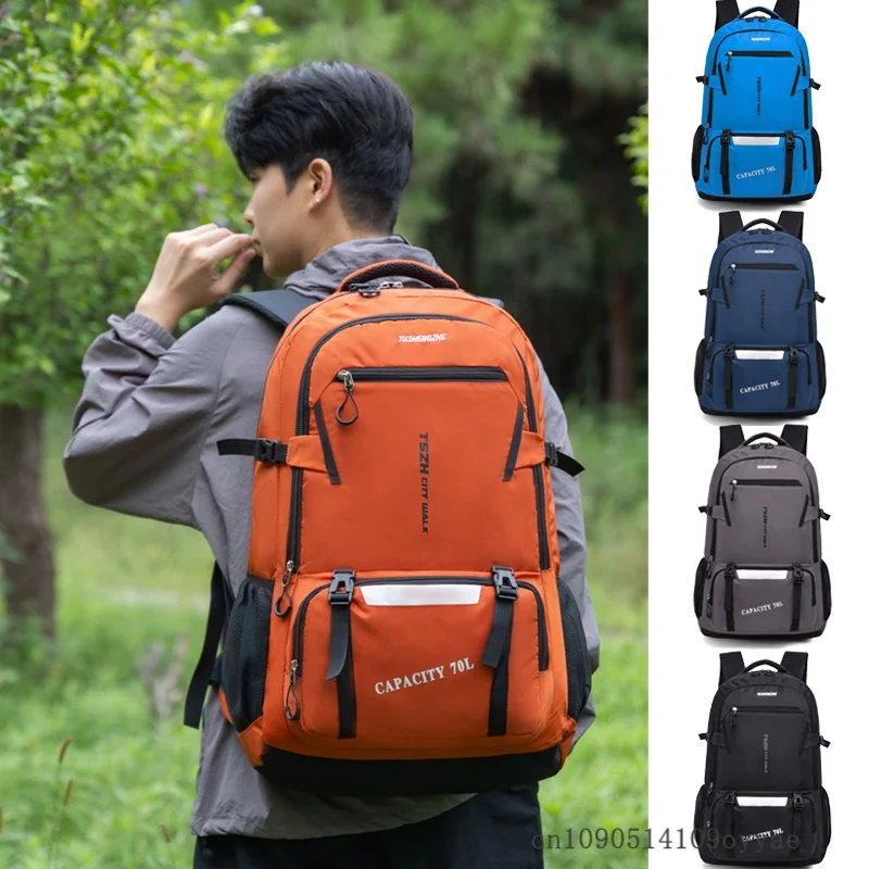 70L Large capacity hiking backpack for men and women Durable and practical Oxford cloth travel backpack Sports camping backpack
70L Large capacity hiking backpack for men and women Durable and practical Oxford cloth travel backpack Sports camping backpack