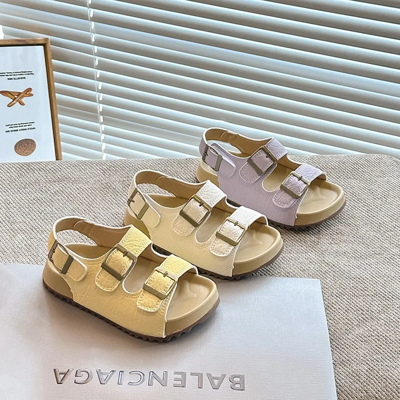 New Summer Children's Casual Sandals Boys and Girls Flat Cork Shoes Student Outdoor Beach Sandals Kids Versatile Open-Toe Shoes
New Summer Children's Casual Sandals Boys and Girls Flat Cork Shoes Student Outdoor Beach Sandals Kids Versatile Open-Toe Shoes