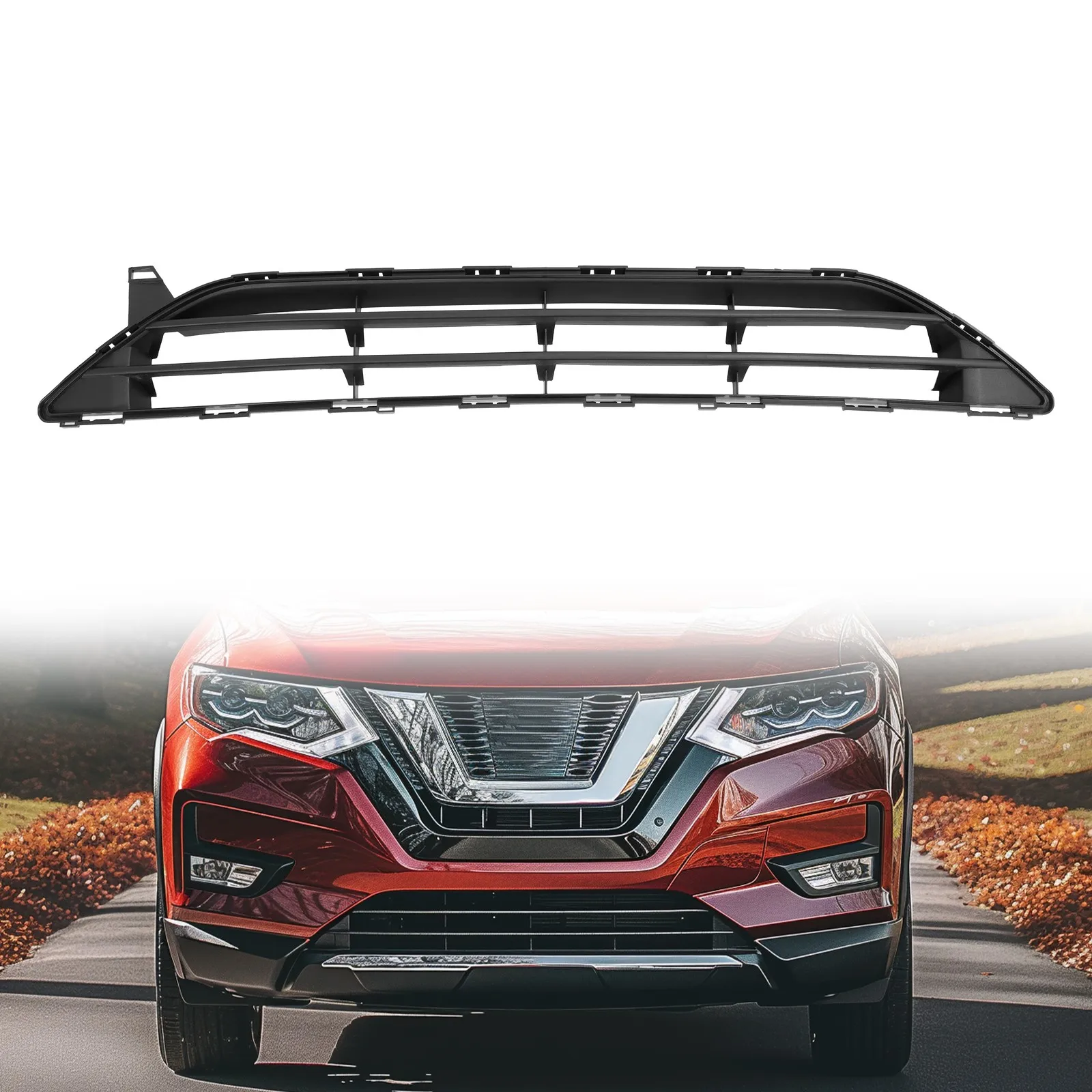 Black Front Bumper Lower Grille Mesh Style Grill For Nissan Rogue 2017-2020
Black Front Bumper Lower Grille Mesh Style Grill For Nissan Rogue 2017-2020