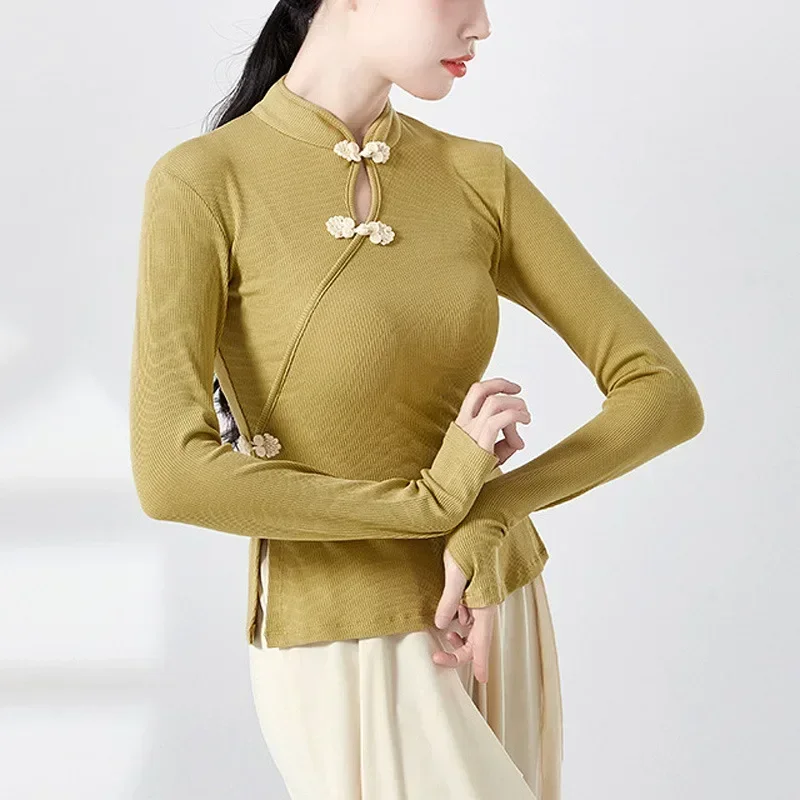 Classical dance practice clothes, cheongsam tops, thin modern clothing, Chinese body training clothes, women's clothing 2026
Classical dance practice clothes, cheongsam tops, thin modern clothing, Chinese body training clothes, women's clothing 2026