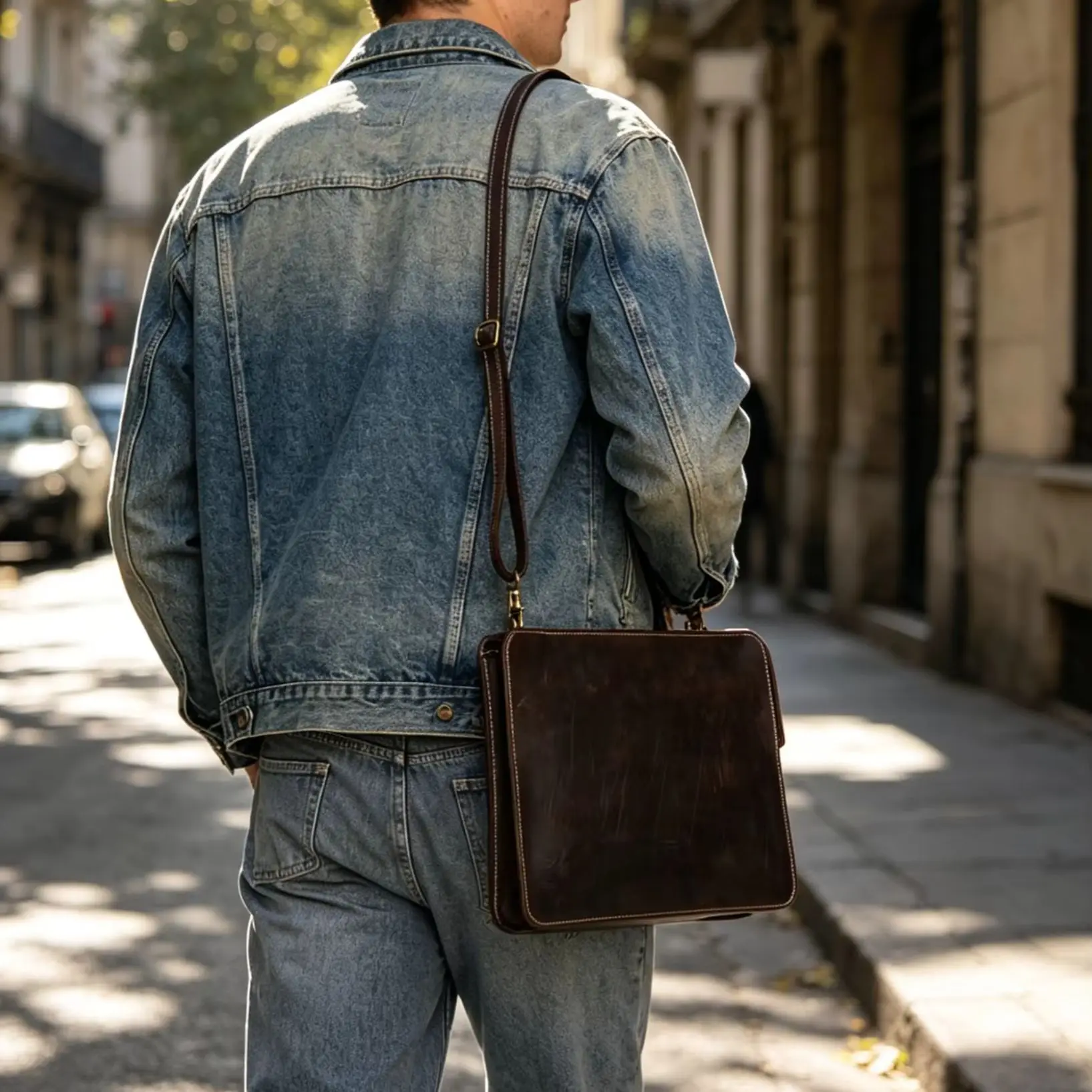ZRCX Handcrafted Cowhide Crossbody Bag Fashion Men Single Shoulder Bag Daily Sling Bag
ZRCX Handcrafted Cowhide Crossbody Bag Fashion Men Single Shoulder Bag Daily Sling Bag