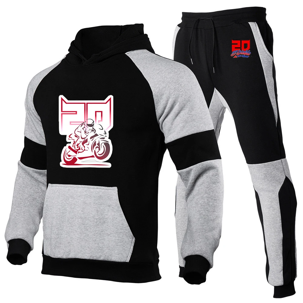 2026 Fabio Quartararo Motorcycle Rider Spring And Autumn New Men's Patchwork Color Fashion Hoodies+Sports Long Pants Trendy Suit
2026 Fabio Quartararo Motorcycle Rider Spring And Autumn New Men's Patchwork Color Fashion Hoodies+Sports Long Pants Trendy Suit
