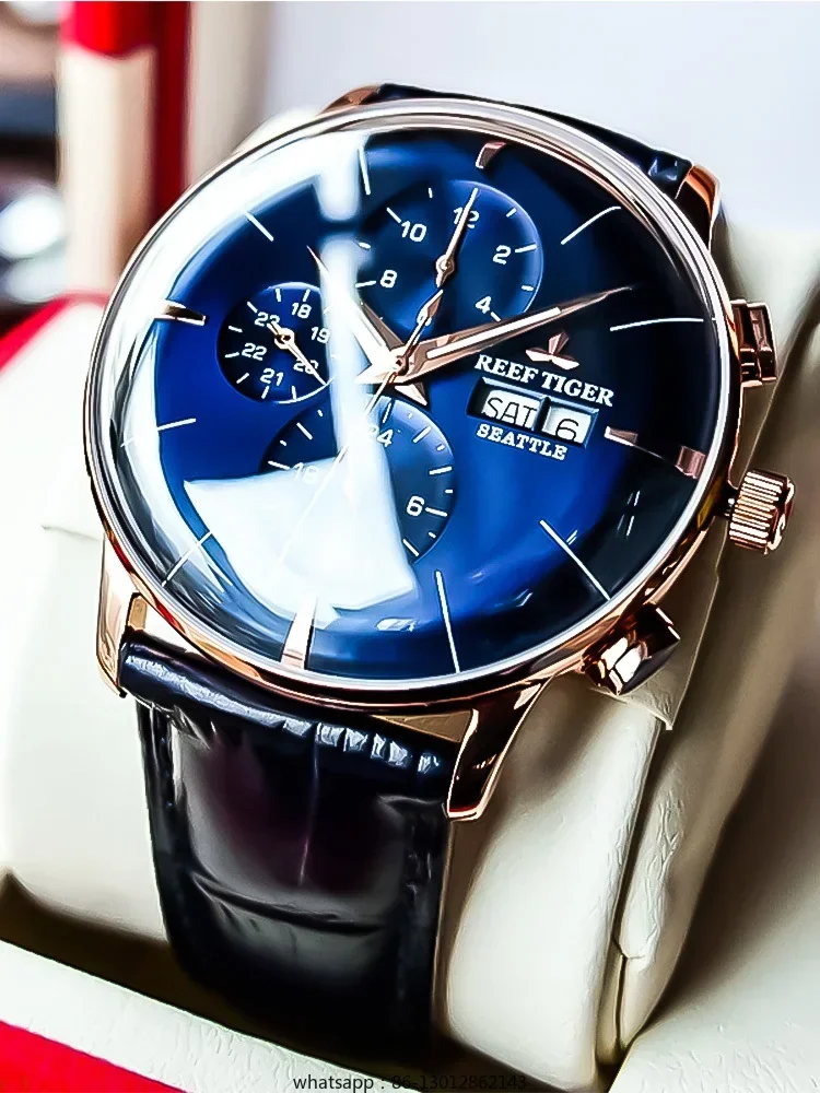 Multifunctional waterproof leather men's simple atmospheric watch men's watch
Multifunctional waterproof leather men's simple atmospheric watch men's watch