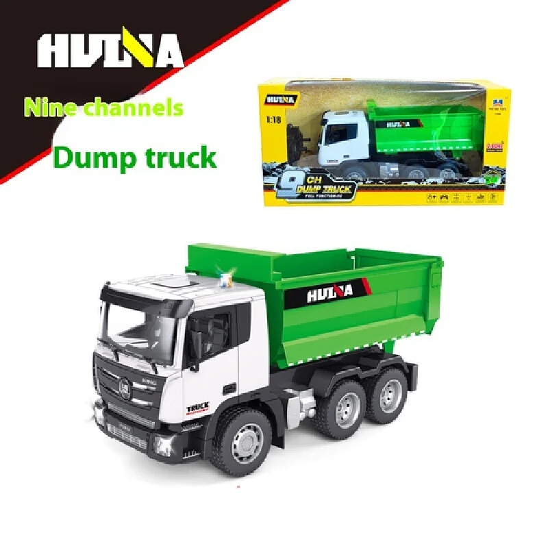 Huina 9-channel 1: 18 remote control dump truck simulation engineering car electric toy car model
Huina 9-channel 1: 18 remote control dump truck simulation engineering car electric toy car model